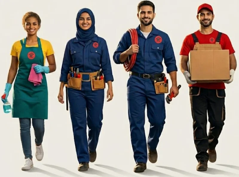 Prestataire et Cliente Marocains - Services à domicile TASKIT.